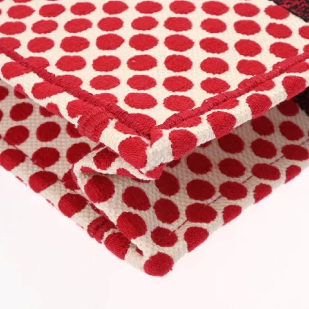 Dior Vintage Pre-owned Canvas dior-bags Red Dames
