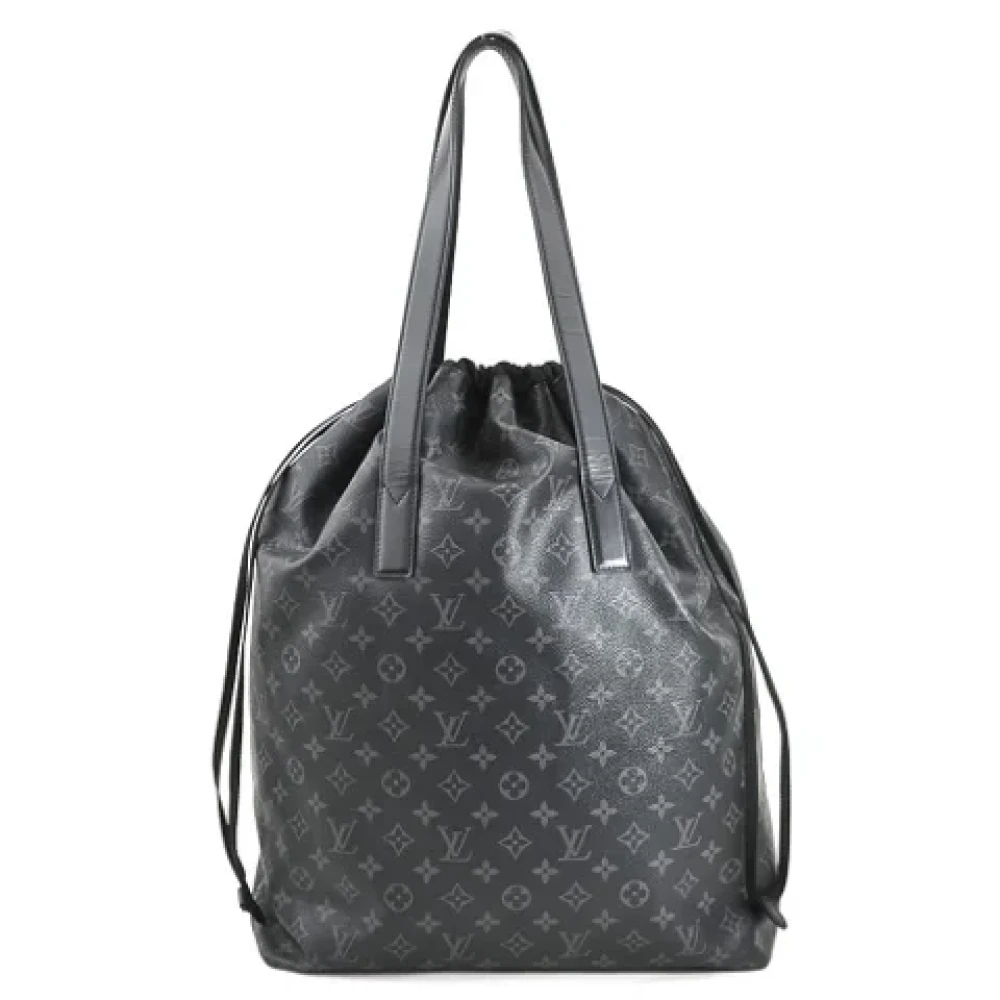 Louis Vuitton Vintage Pre-owned Canvas handbags Black Heren