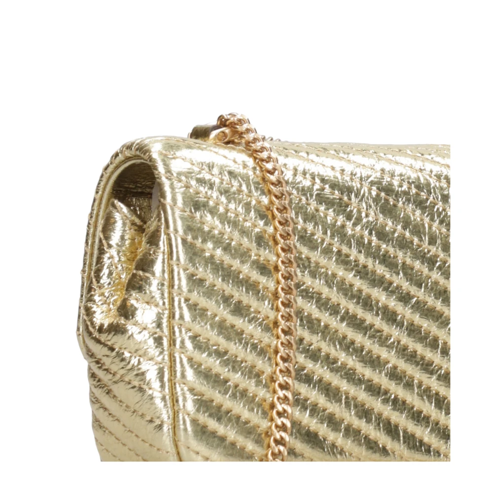 TORY BURCH Gouden Vintage Quilting Schoudertas Yellow Dames