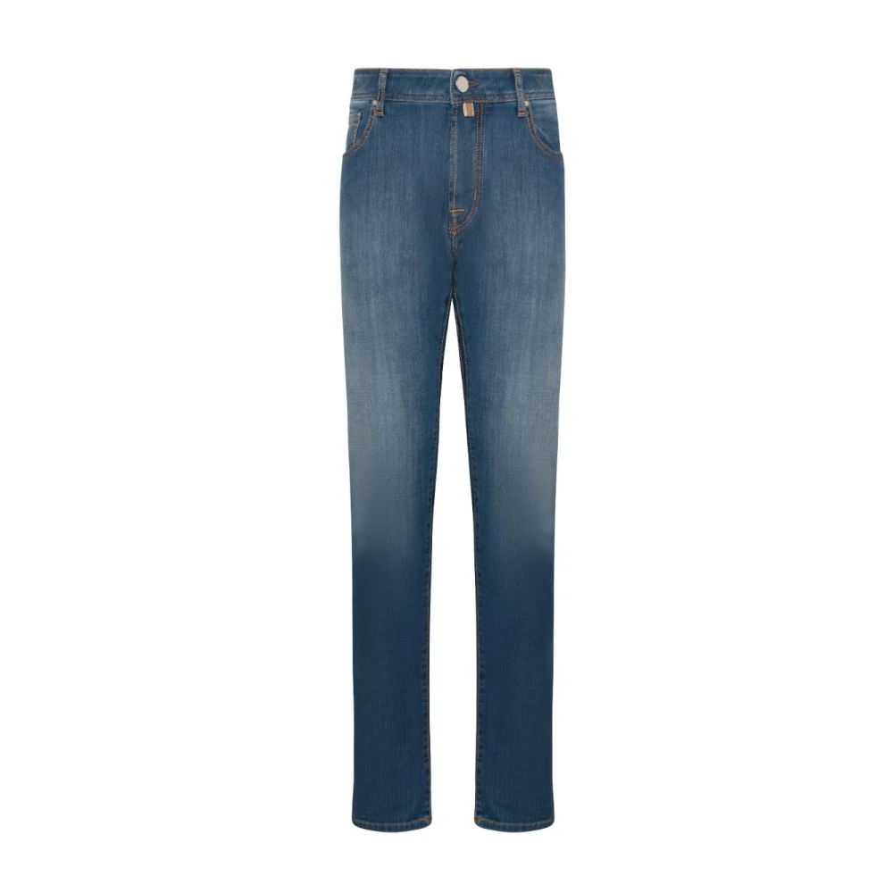 Jacob Cohën Homme Bleu Jeans, Taille: W33 Jeans Slim-Fit
