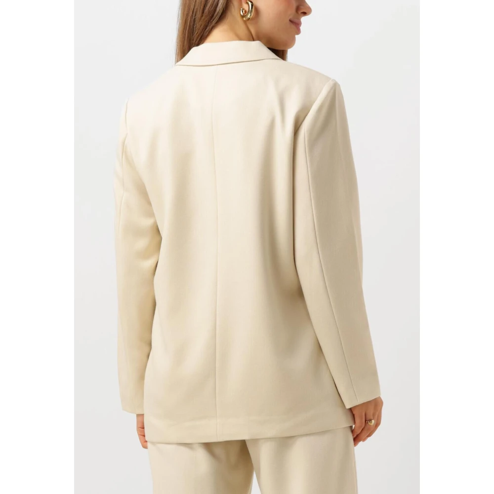 Notre-v Elegante Crème Blazer Beige Dames