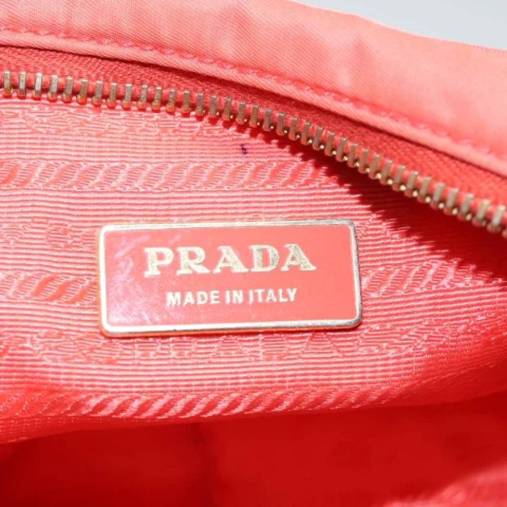 Prada Vintage Pre-owned Fabric prada-bags Orange Dames