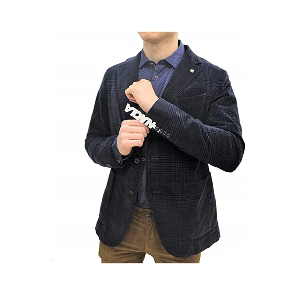 Manuel Ritz Elegante Jas Blue Heren