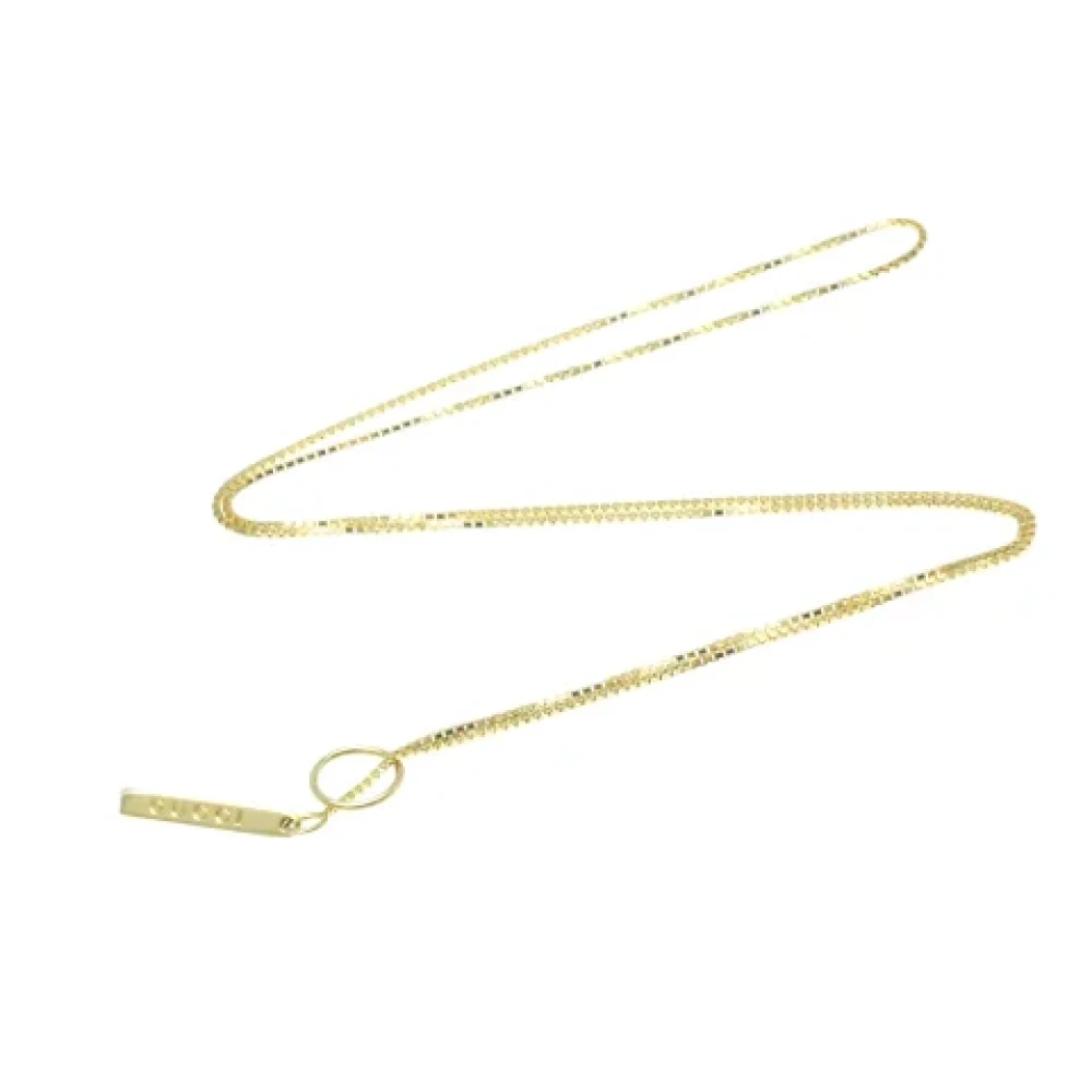 Gucci Vintage Pre-owned Guld halsband Yellow, Dam