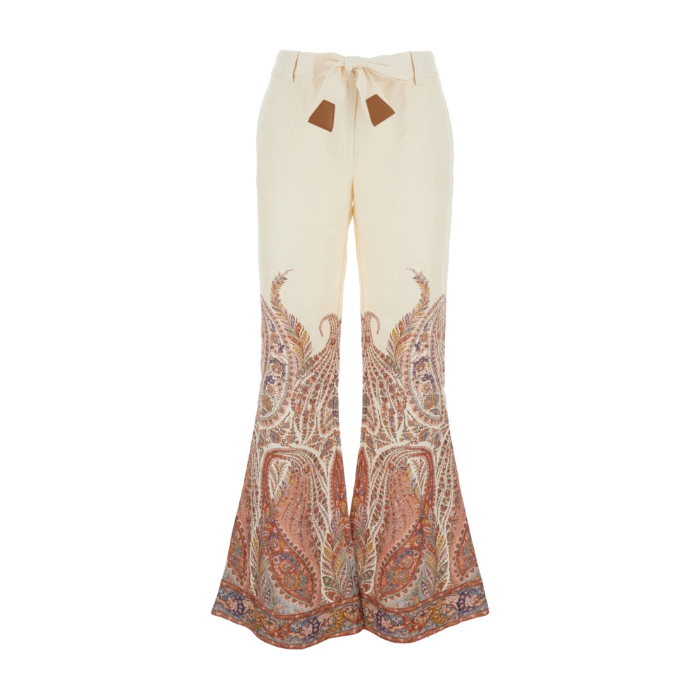 Zimmermann Donna Multicolor Pantaloni, E, M, New,