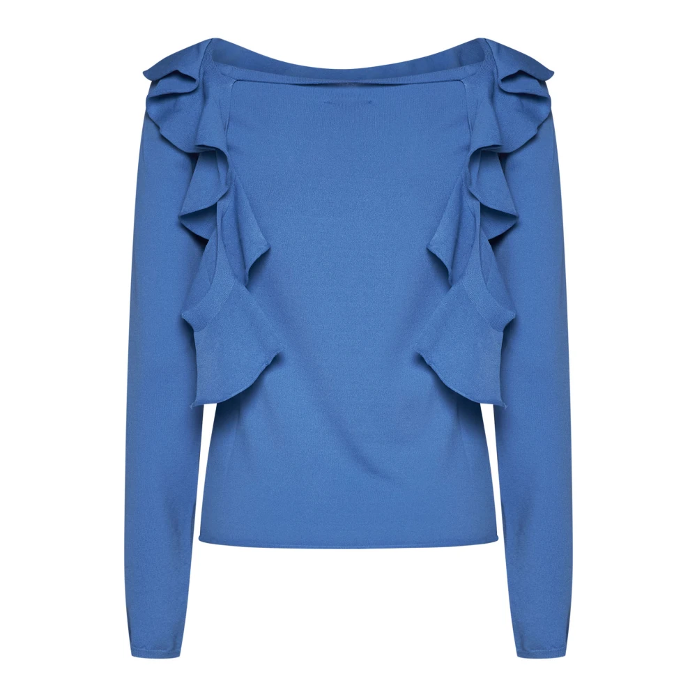 Semicouture Layla Sweaters Blue Dames