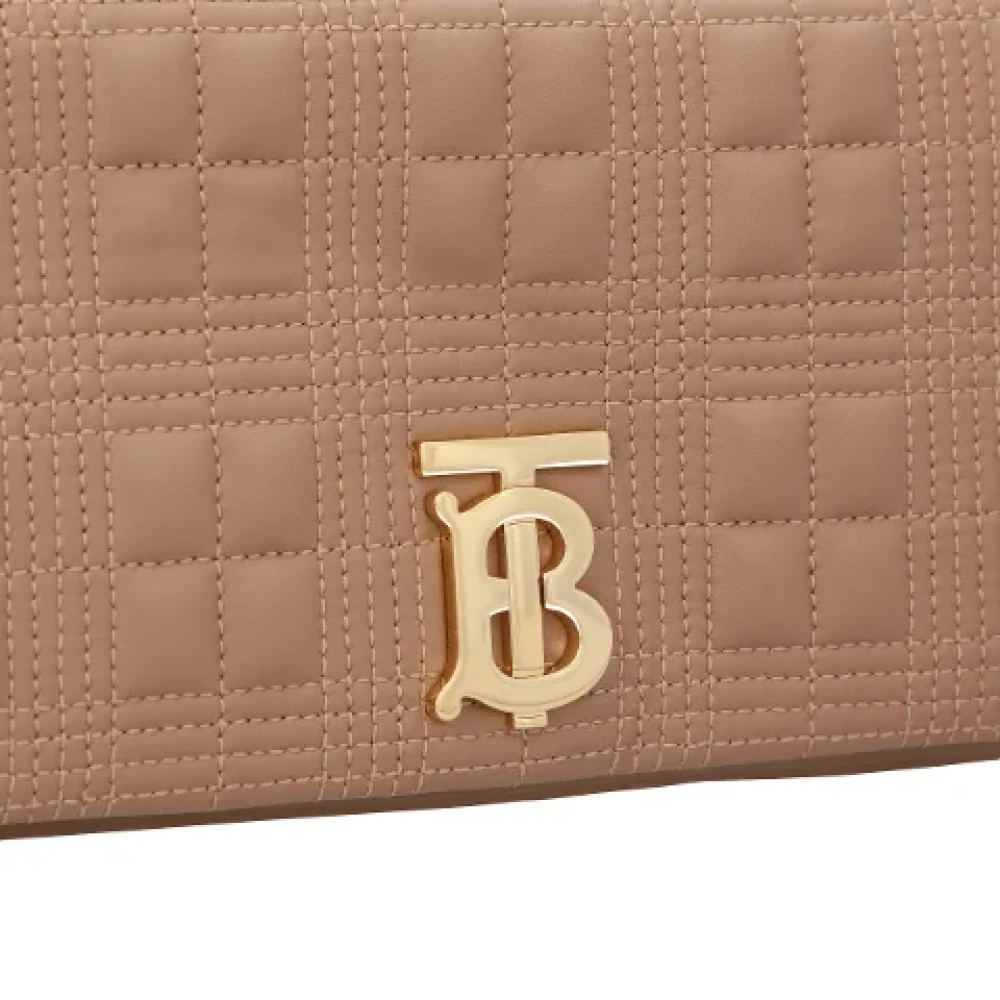Burberry Leather crossbody-bags Beige Dames