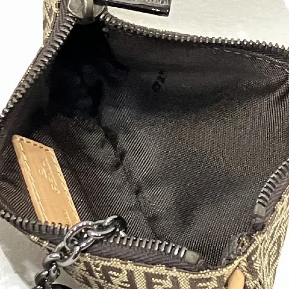 Fendi Vintage Pre-owned Canvas wallets Brown Dames