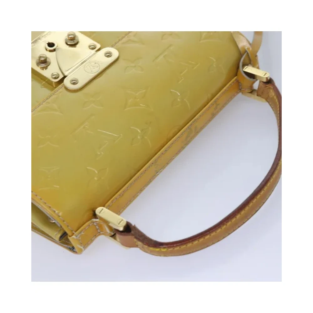 Louis Vuitton Vintage Pre-owned Leather handbags Yellow Dames