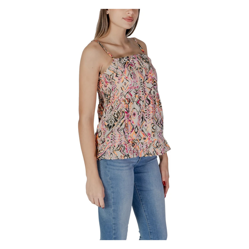 b.Young Lente Zomer Dames T-Shirts en Canvas Multicolor Dames