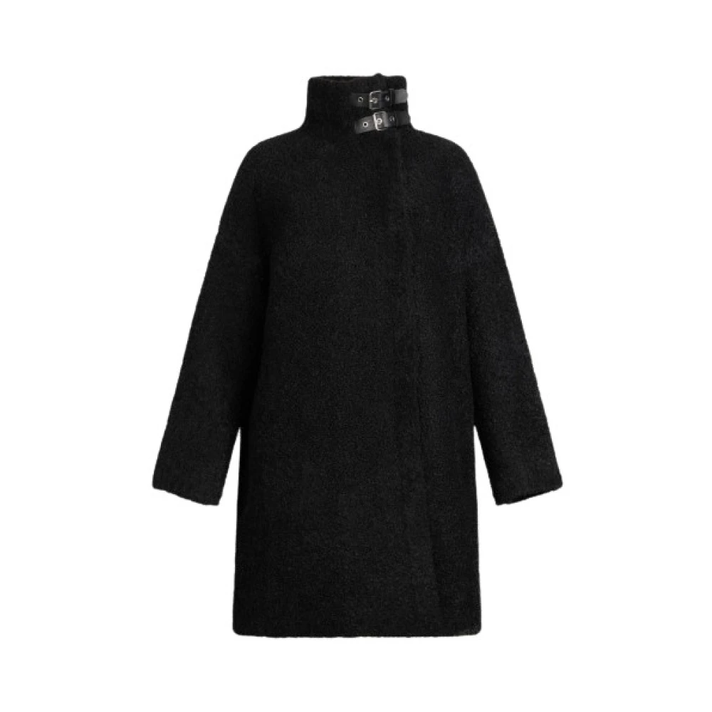 Liu Jo Mujer Negro Abrigos, Talla: M