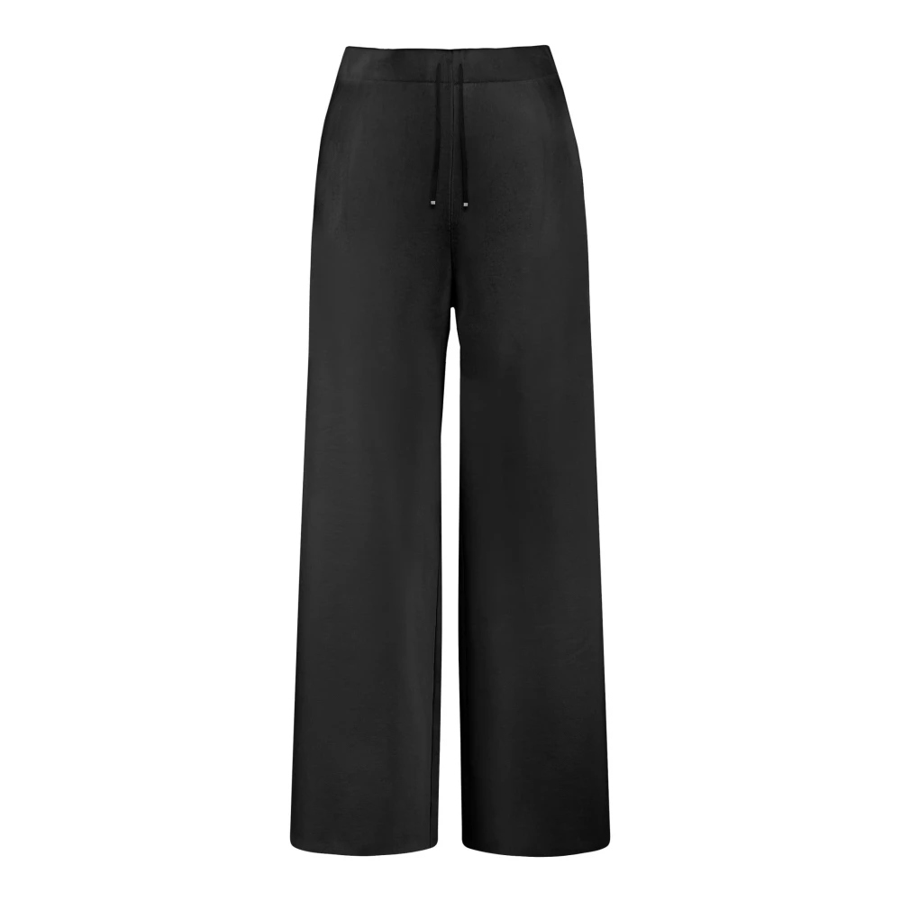 Bomboogie Femme Noir - Pantalons Palazzo En Coton Biologique - Pantalons - Taille: 40 Fr