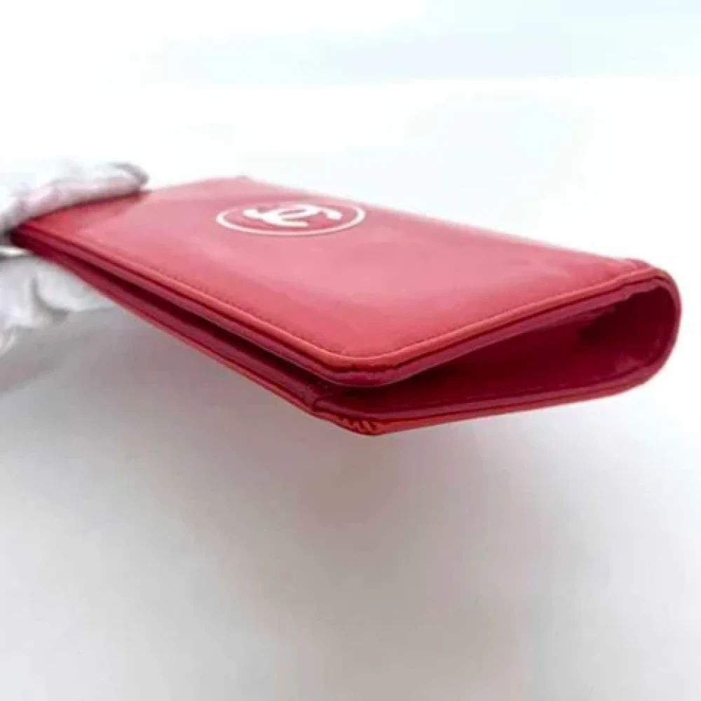 Chanel Vintage Pre-owned Leather wallets Pink Dames