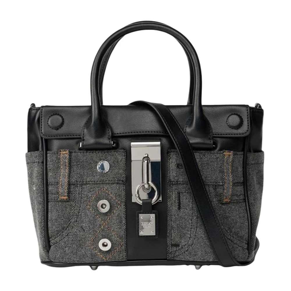 Replay Women's Black Medium Bag - Handbags - One Size - Bags