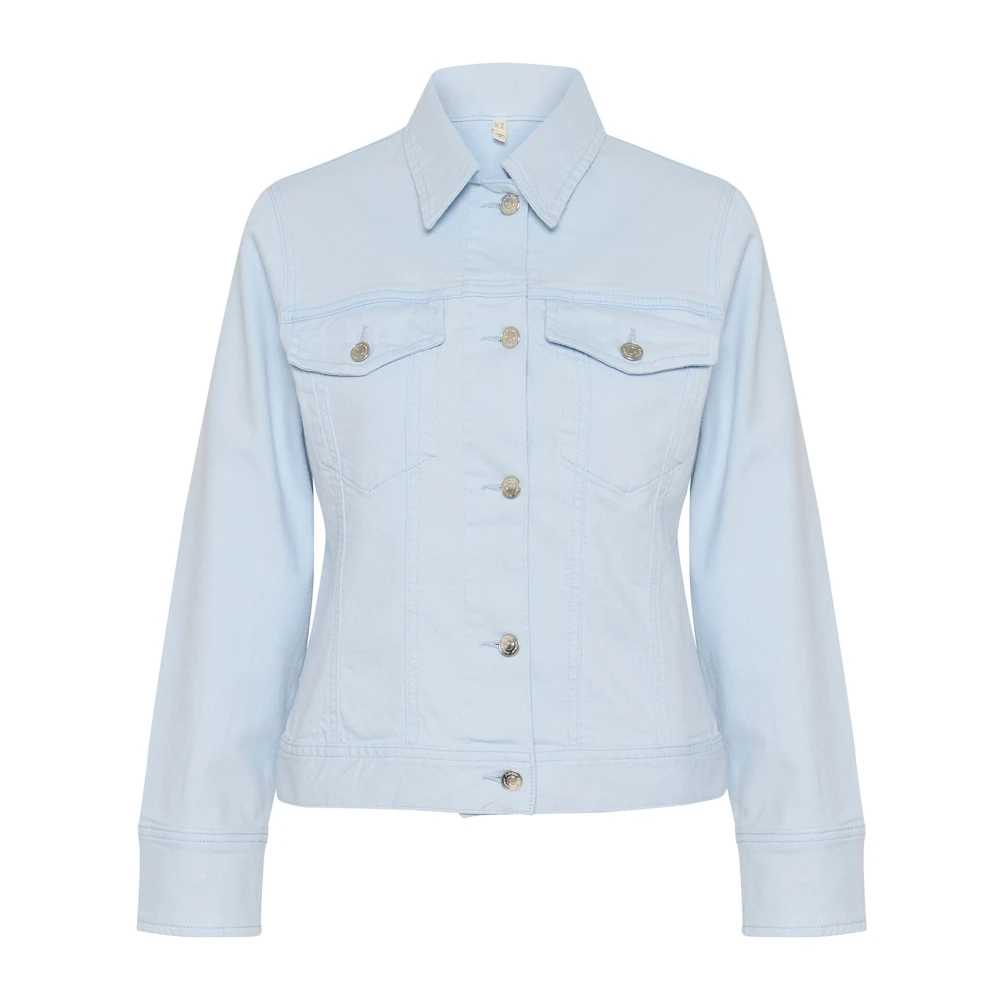 InWear Denim Jacket Aqua Blue Dames
