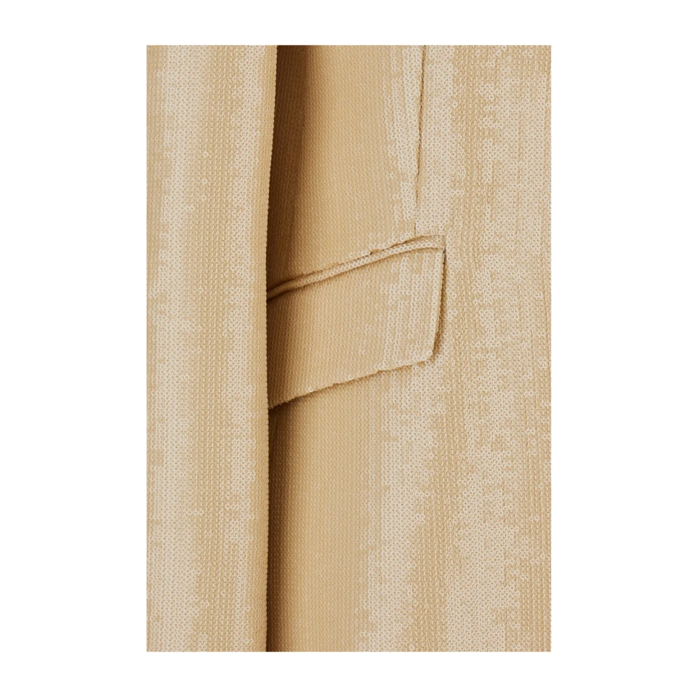 Federica Tosi Paillet Beige Jas Vrouw Tech Stof Beige Dames