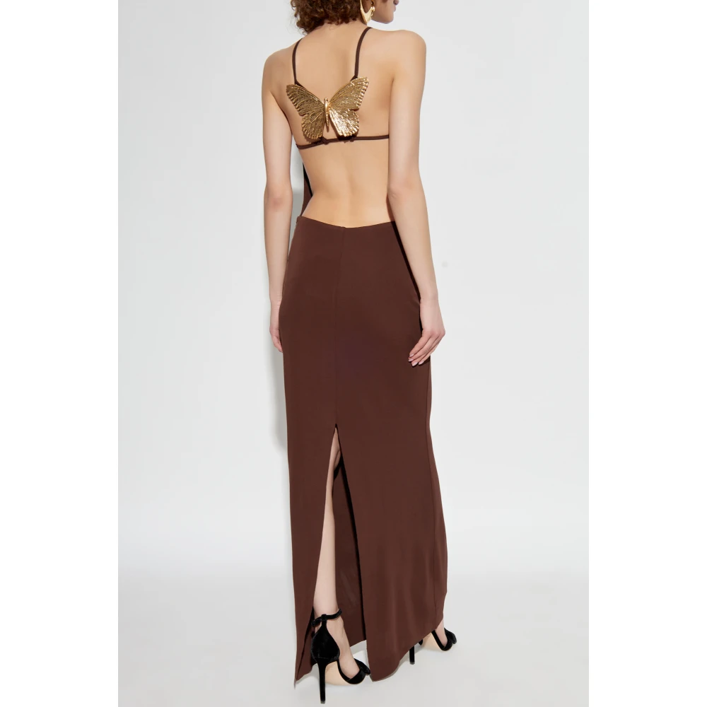 Cult Gaia Jurk Carina Brown Dames