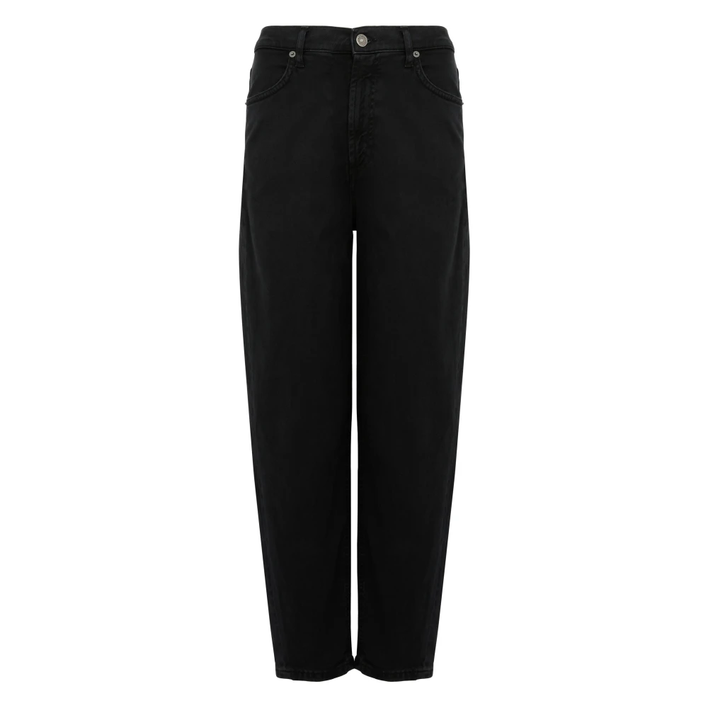 Dondup Stijlvolle Cropped Jeans voor Vrouwen Black Dames