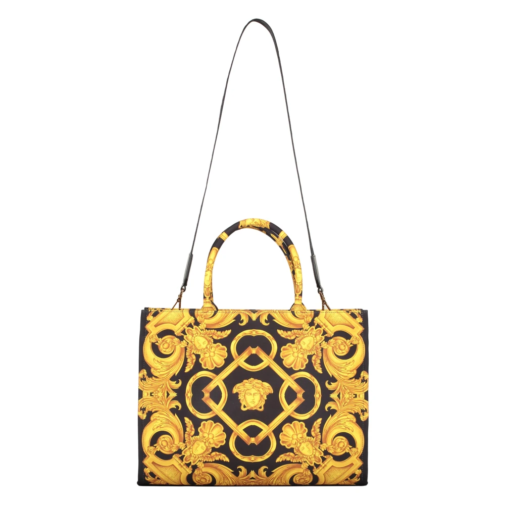 Versace Jacquard motief canvas tas Multicolor Dames