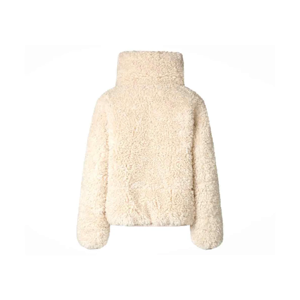 Save The Duck Eco-Fur Shearling Jas Kennie Beige Dames
