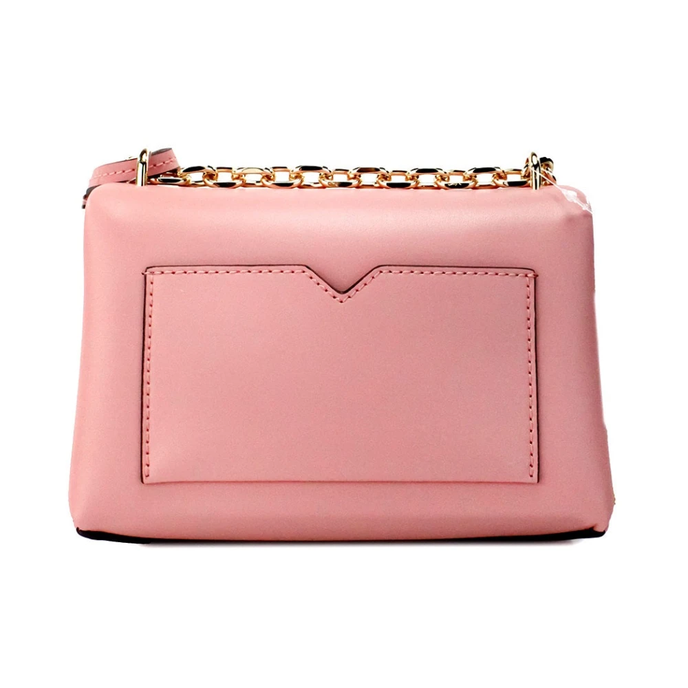 Michael Kors Cece Small Primrose Vegan Leather Crossbody Tas Pink Dames