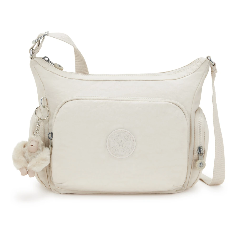 Kipling Functionele Crossbody Tas Beige Dames