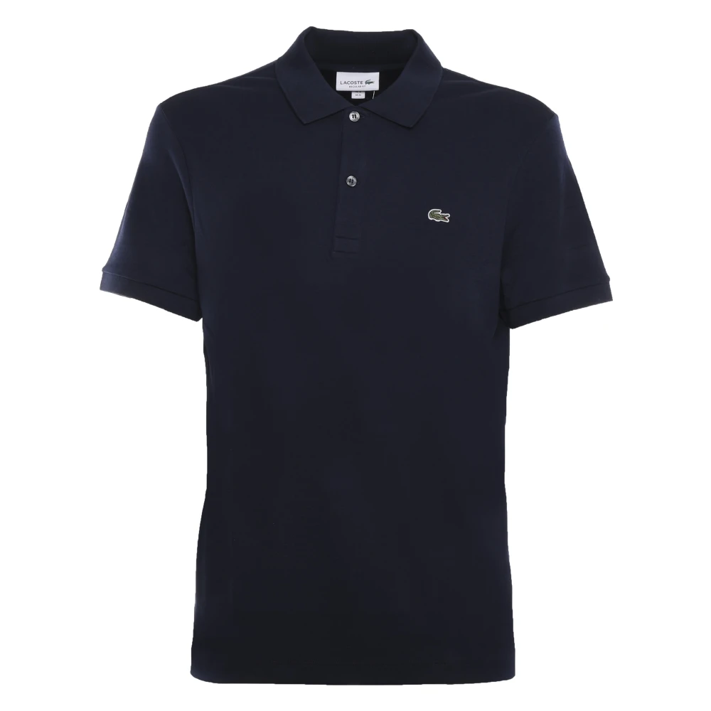 Lacoste Blue Polo Shirts, Male, 2XL, Polo Shirt With Crocodile Logo