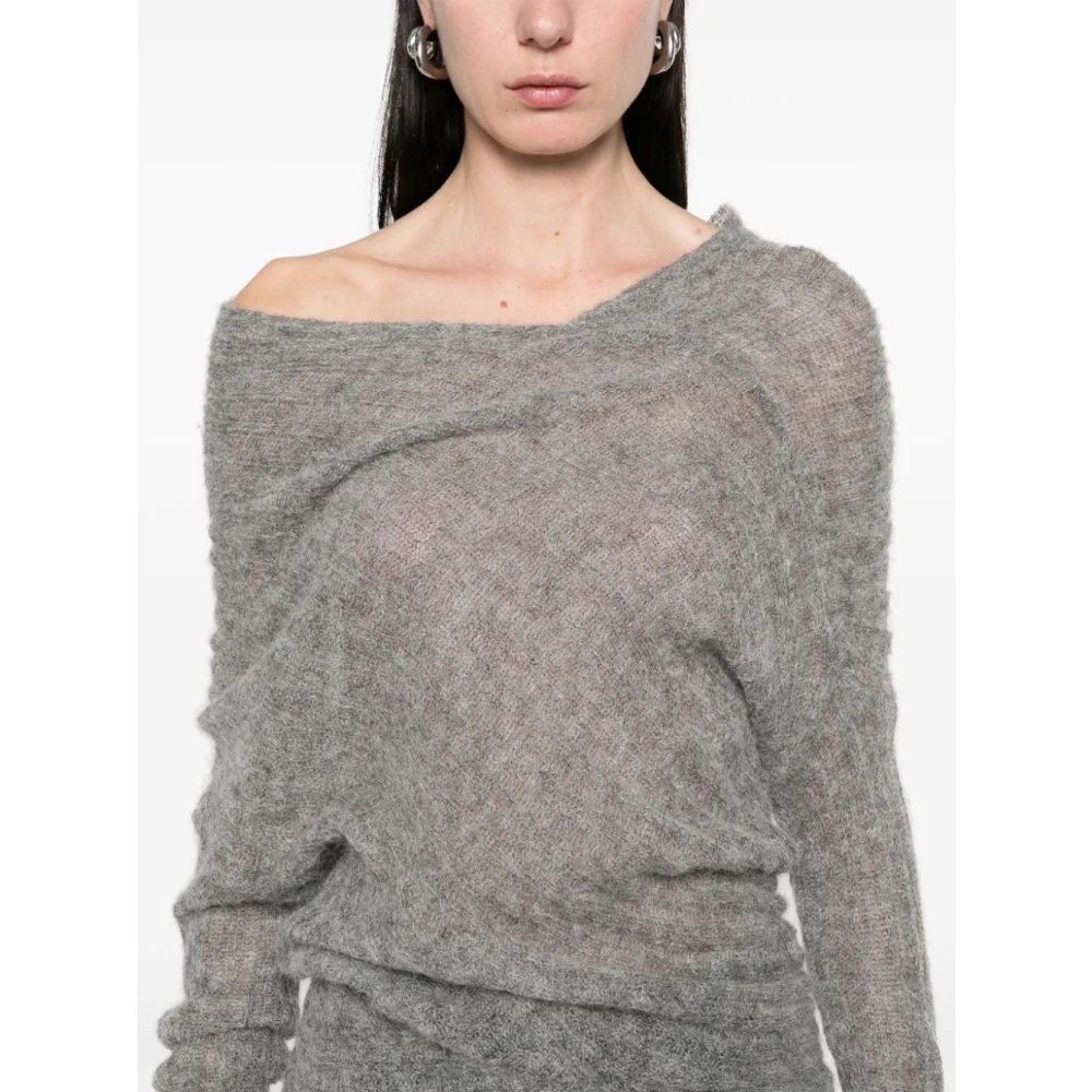 Paloma Wool De Sutil Minimalistische Wollen Trui Gray Dames