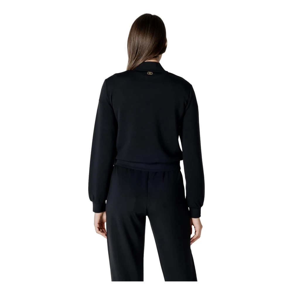 Liu Jo Zwarte V-hals knoopvest Black Dames