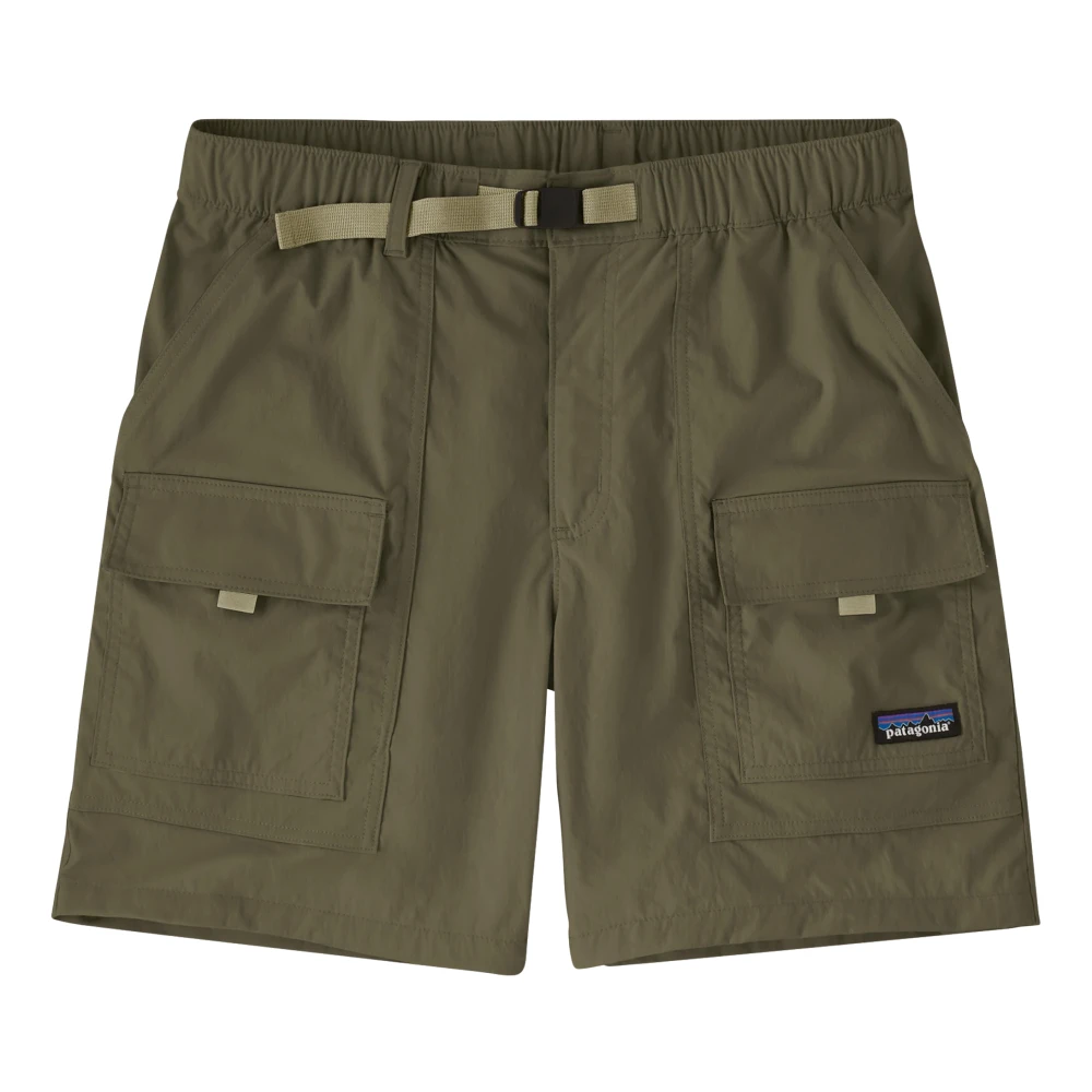 Patagonia Hombre Verde Pantalones Cortos, Talla: L