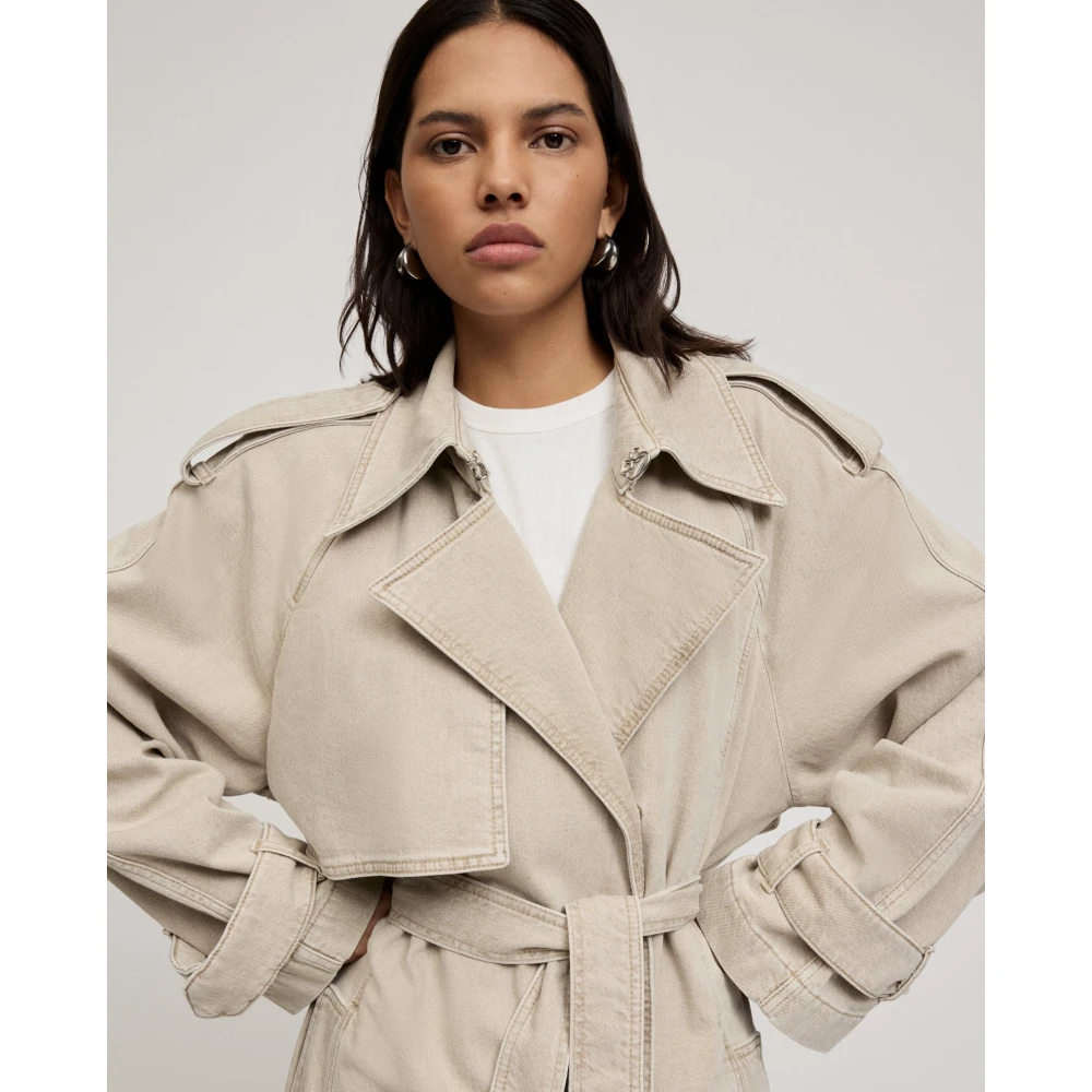 IVY OAK Cordelia Mantel Beige Dames