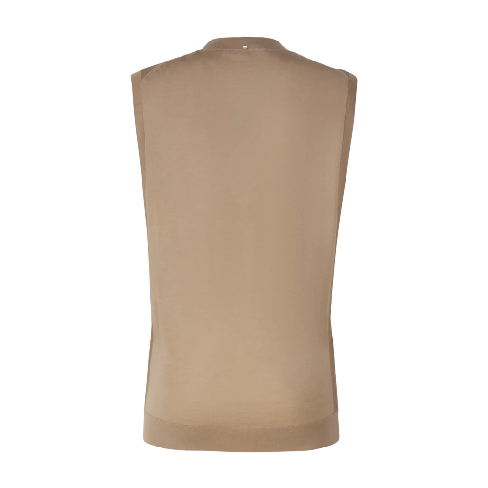 SPORTMAX Beige Katoenen Truien Beige Dames