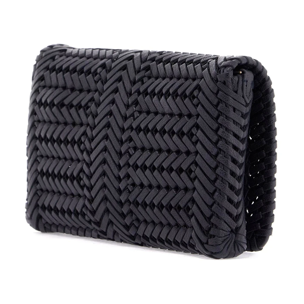 Anya Hindmarch Geweven leren crossbody tas met strik White Dames