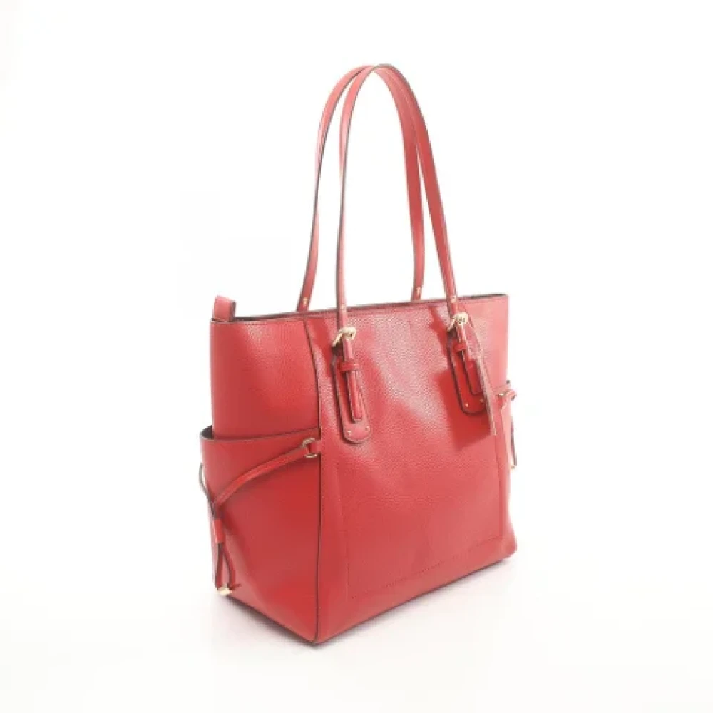 Michael Kors Pre-owned Leather handbags Red Dames
