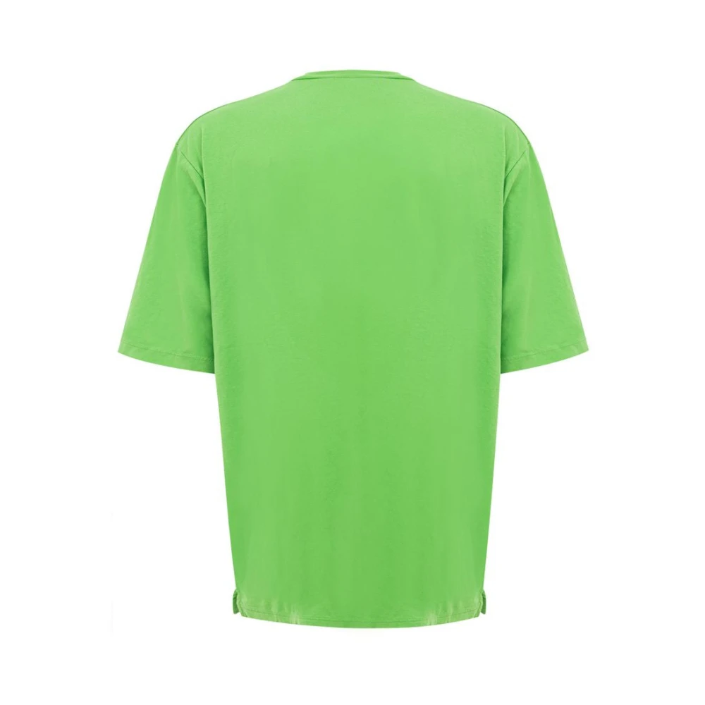 Dsquared2 Elektrisch groene katoenen T-shirt voor mannen Green Heren