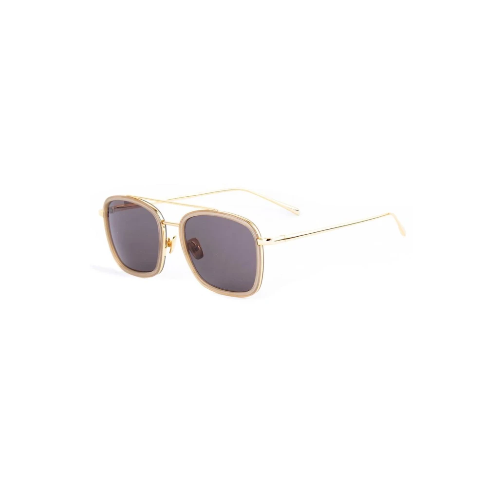 Belstaff Men's Yellow Titanium Frame Sunglasses