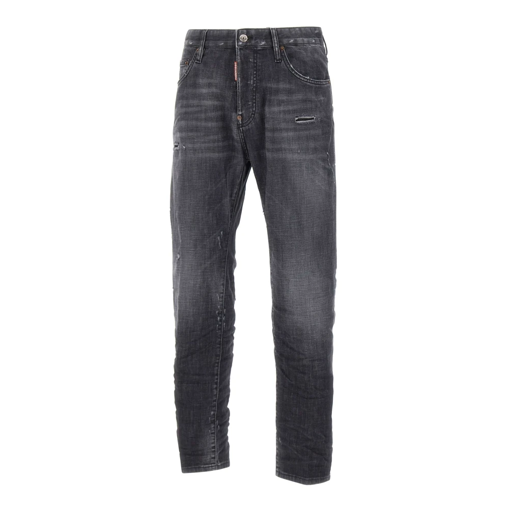 Dsquared2 Black Slim Fit Jeans, Male, M, Slim Twist Jeans