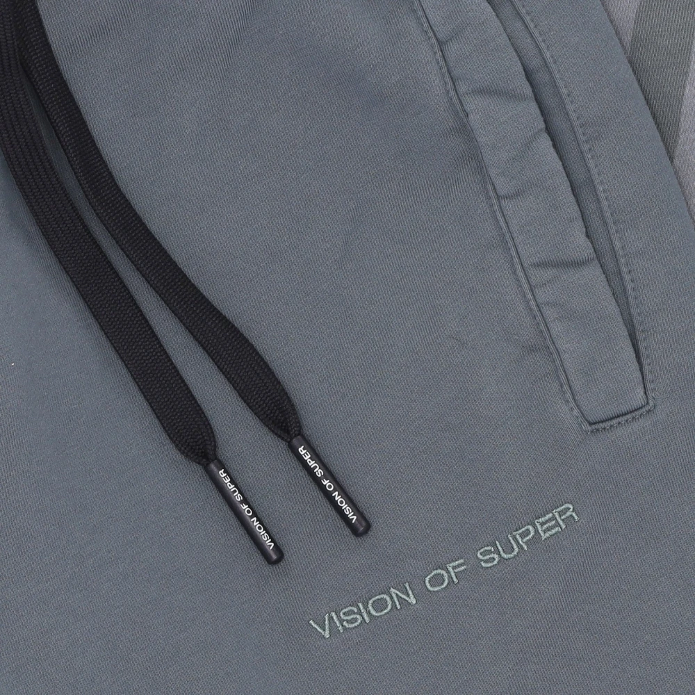 Vision OF Super Vlammenprint Fleece Broek Gray Heren