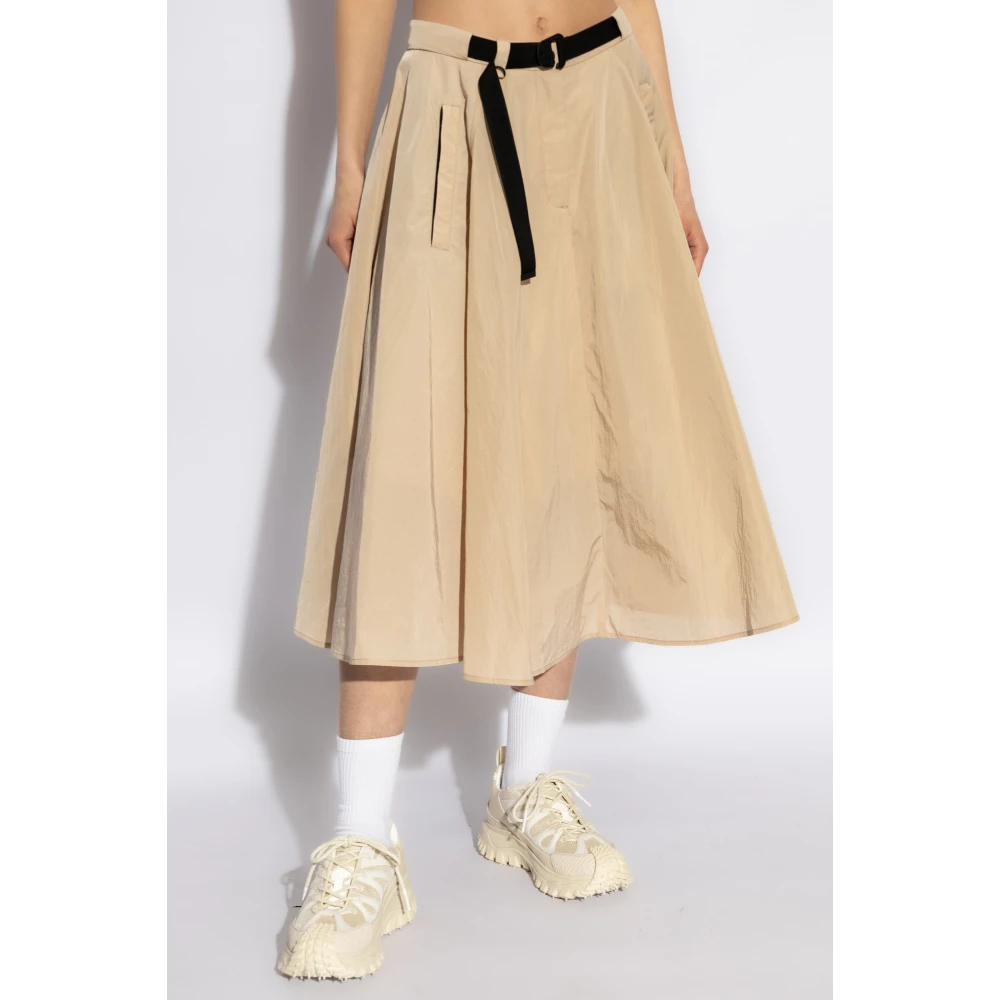 Moncler Rok met darts Beige Dames