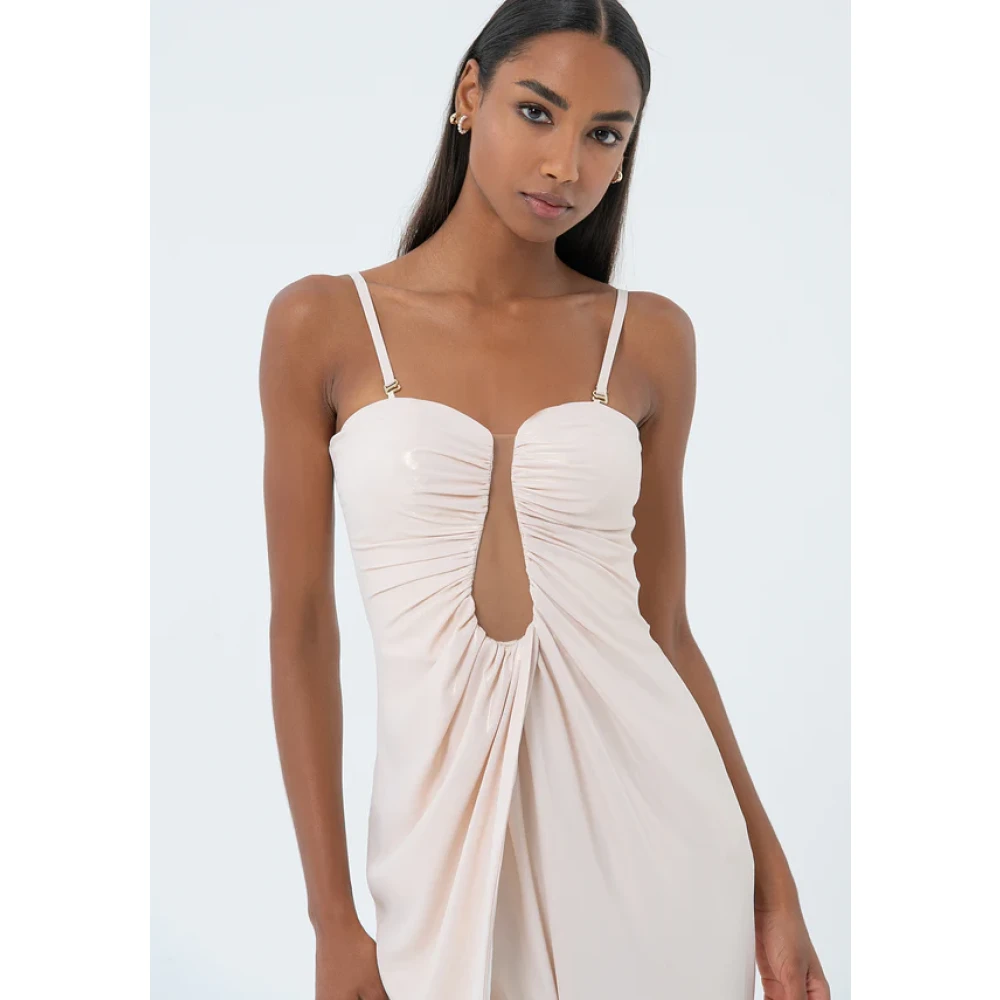 Fracomina Beige Jurk Collectie Beige Dames