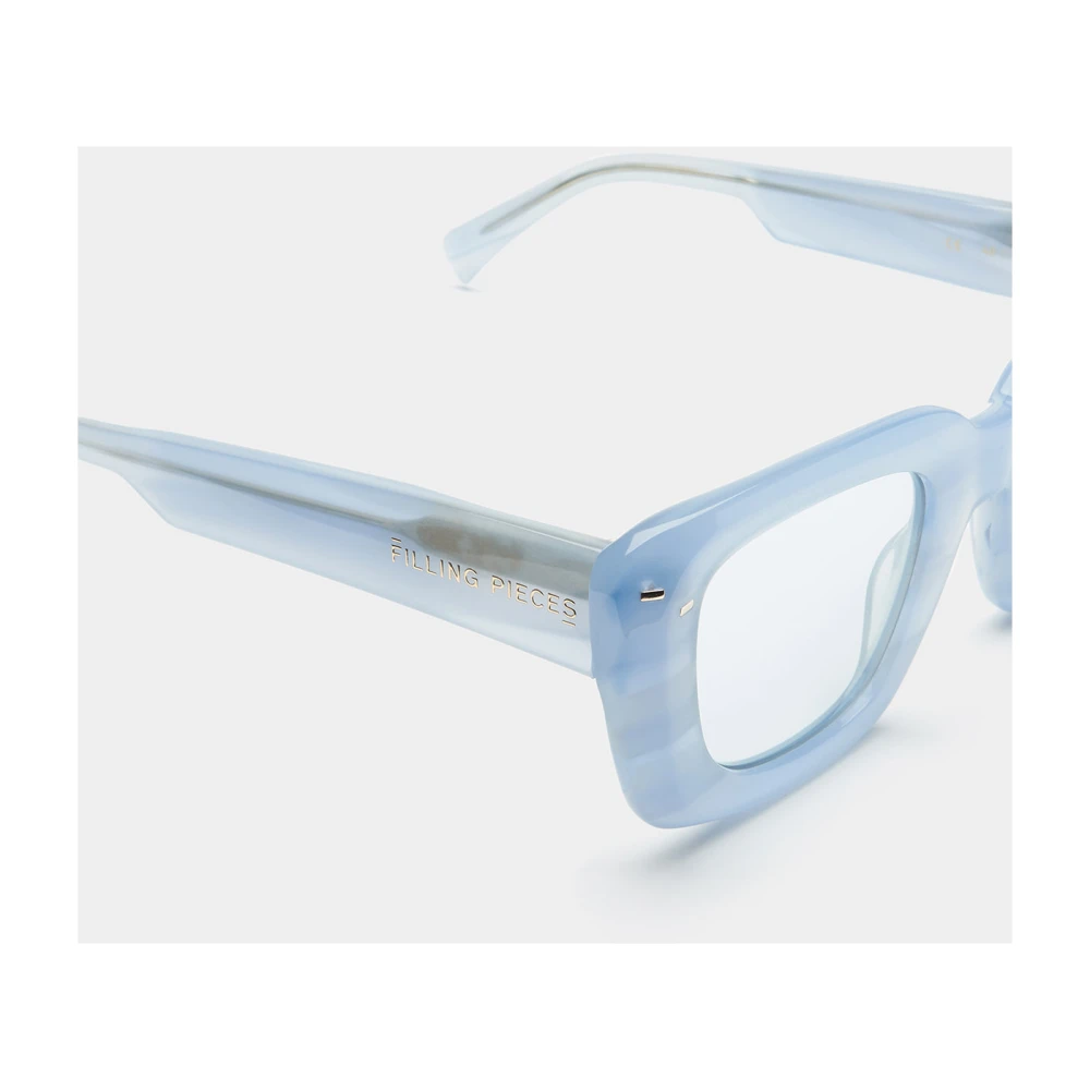 Filling Pieces Squarro Sunglasses Classic Blue Marble Blue Unisex