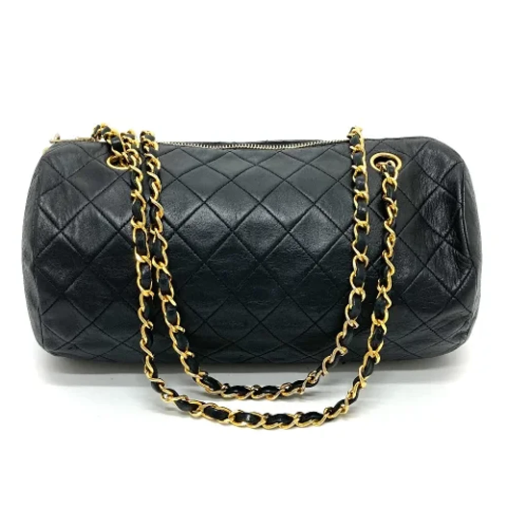 Chanel Vintage Pre-owned Leather chanel-bags Black Dames
