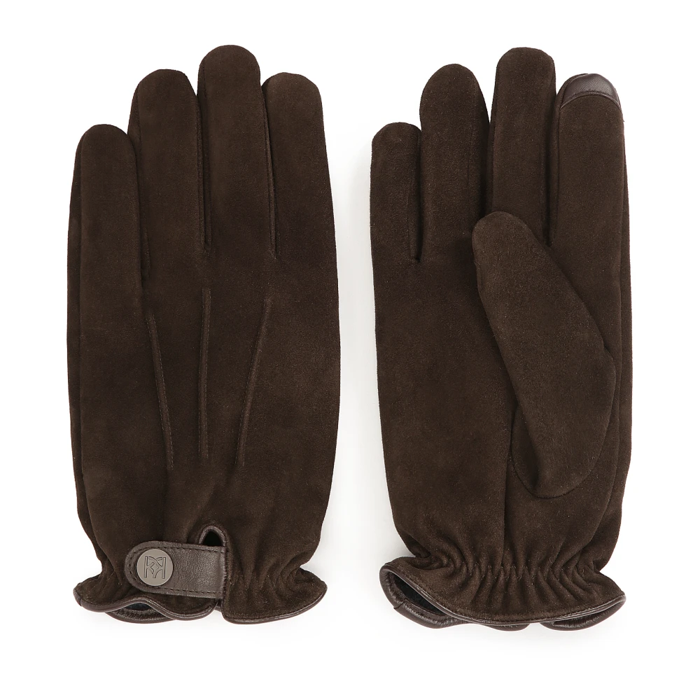 Kazar Suède handschoenen met touch screen Brown Heren