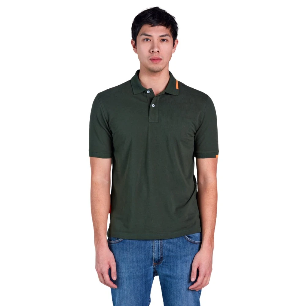Suns Polyester Polo Shirt Green Heren