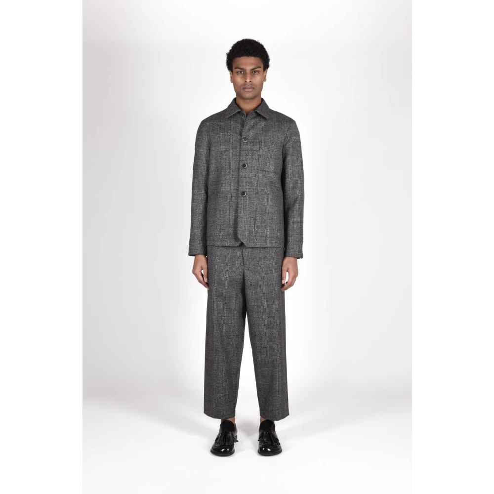 Barena Venezia Wollen Jas 100% WV Gray Heren