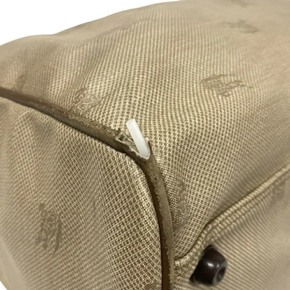 Burberry Vintage Pre-owned Fabric handbags Beige Dames
