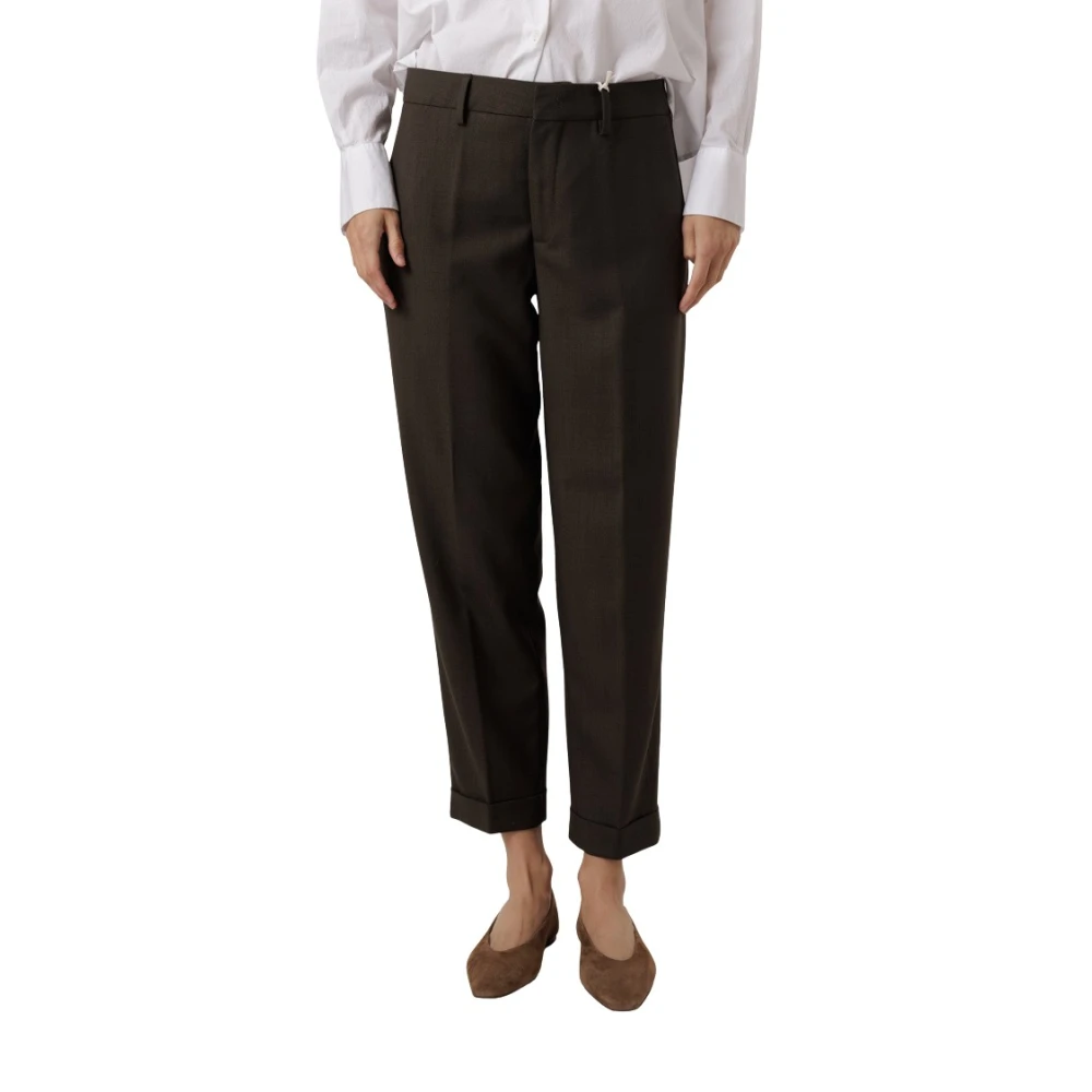 Closed Irish Coffee Losvallende Broek Brown Dames