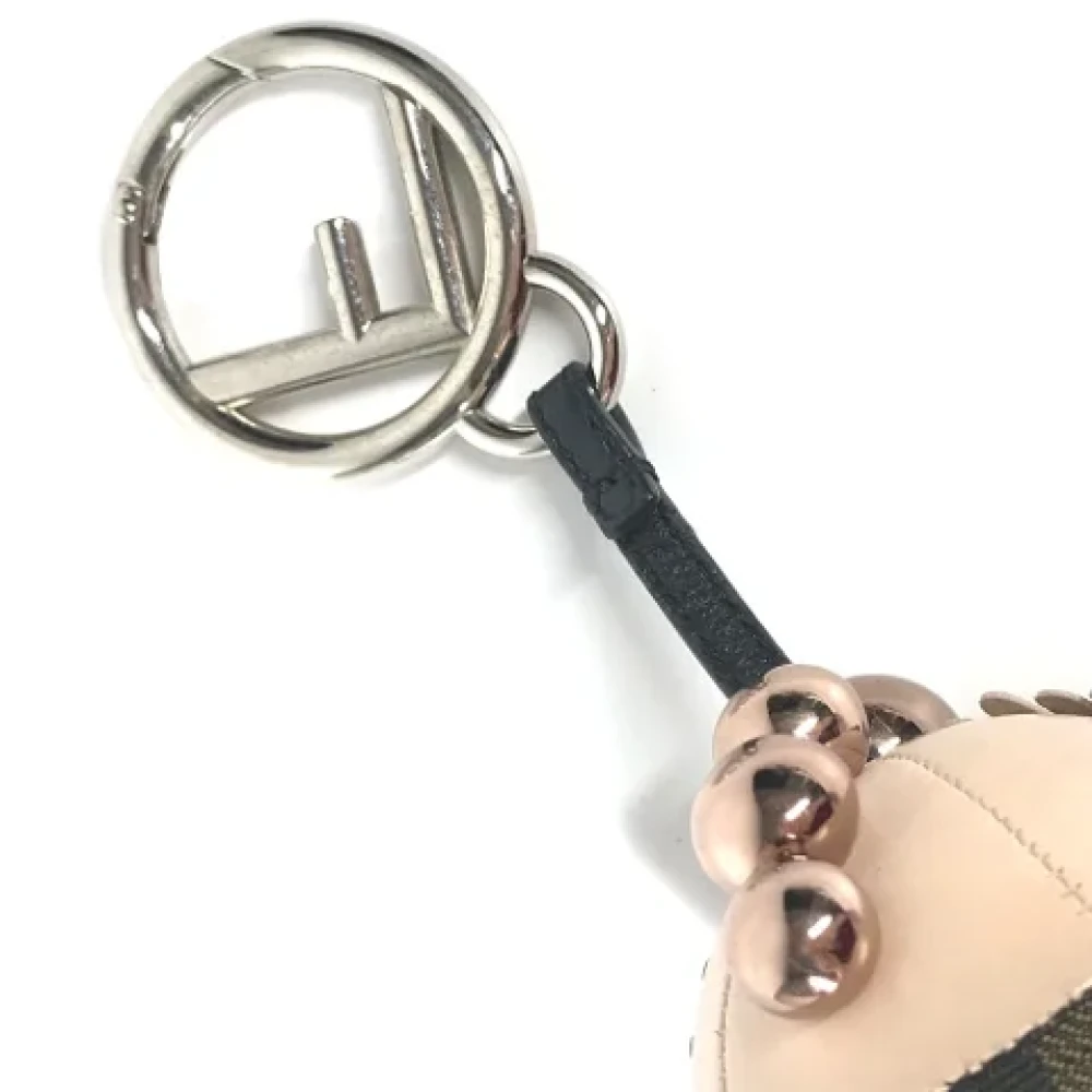 Fendi Vintage Pre-owned Fabric key-holders Brown Dames