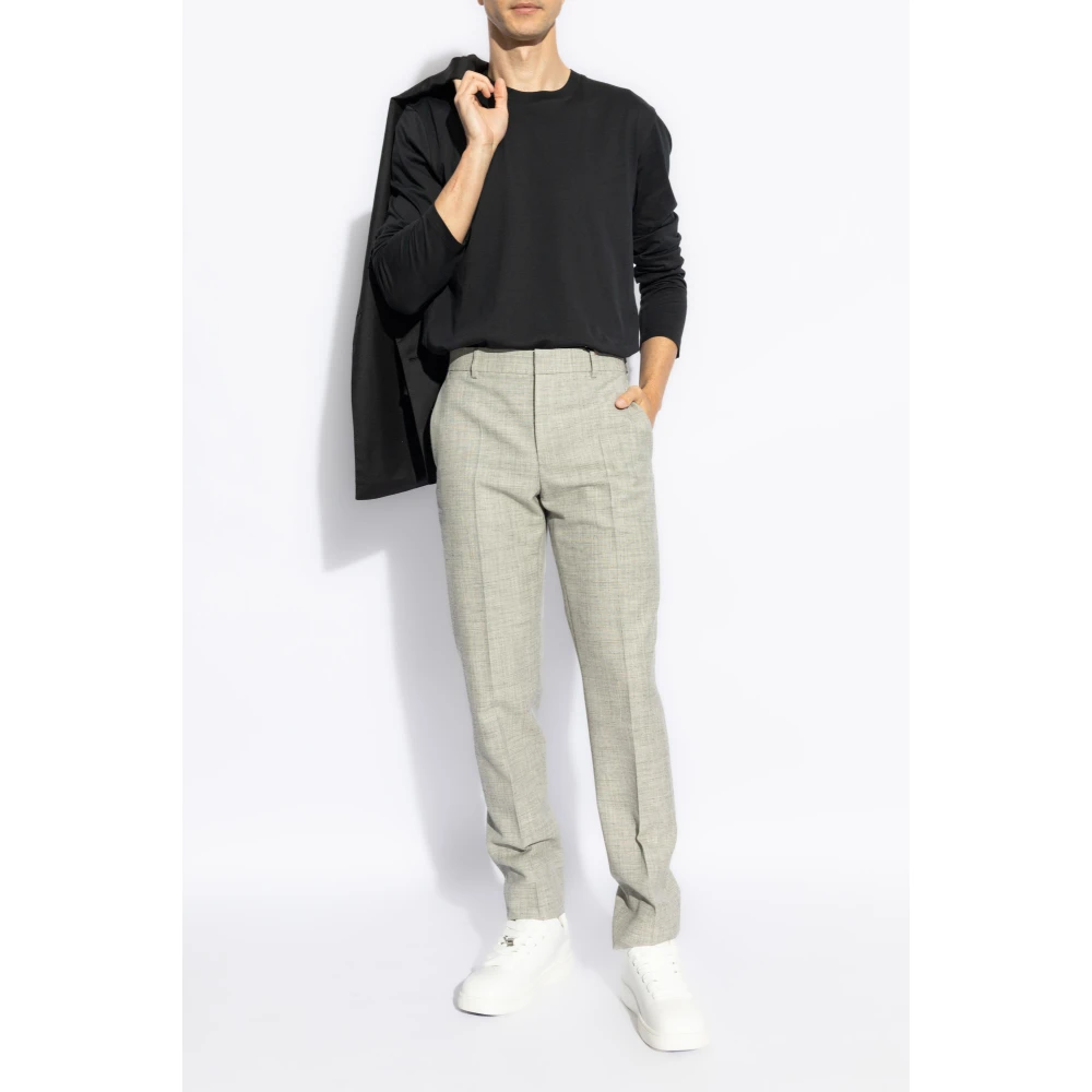 Brioni Lange mouwen T-shirt Black Heren