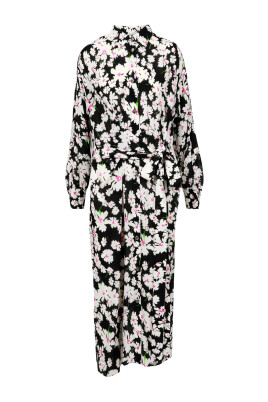 robe-chemise-en-coton-a-imprime-floral-et-col-montant